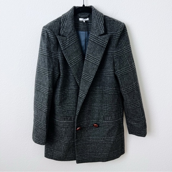 Ganni Woodside Plaid Blazer - Main Image